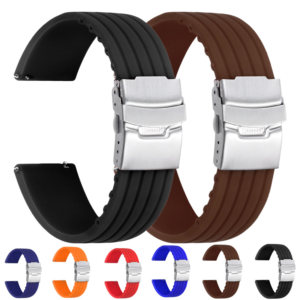 Fossil Smartwatch Accessories - Pasek silikonowy z szybkozłączką 18/20/22/24mm do