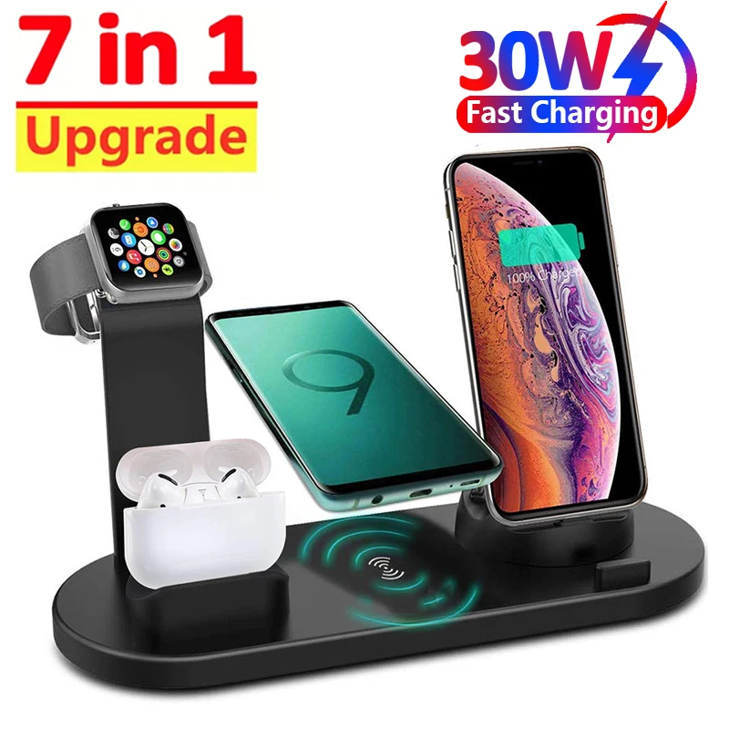Smartwatch X12 - Bezprzewodowa ładowarka 7 w 1 do